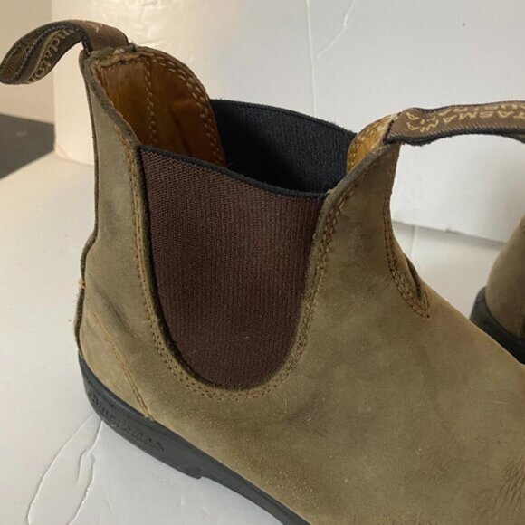 Blundstone Brown Leather Unisex Chelsea Boots Size Women’s ~8 / Men’s ~7 - Picture 9 of 9